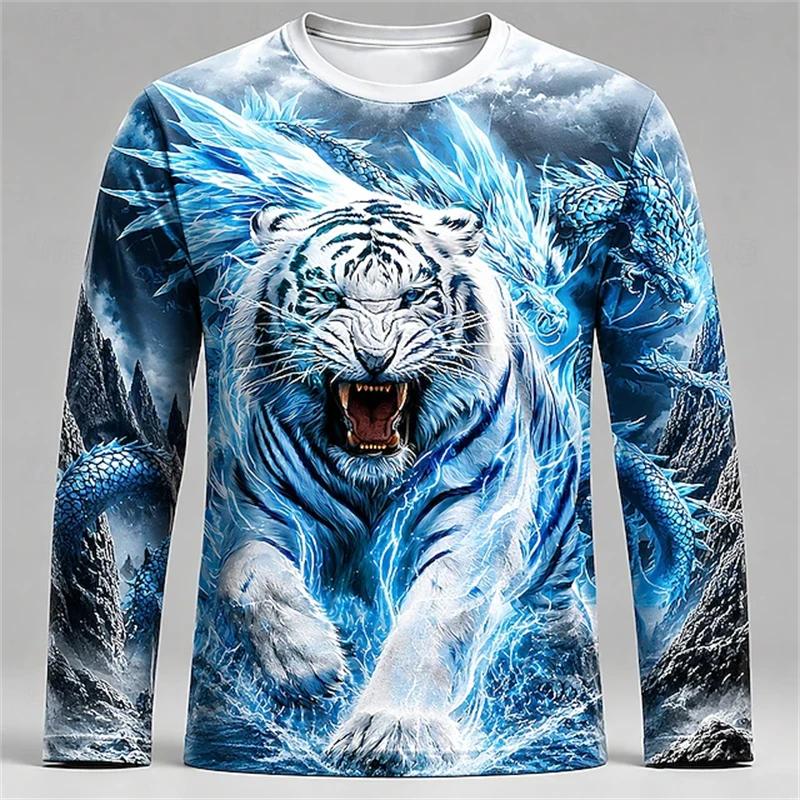 Tee Graphic Print - Chemise à manches longues pour homme,