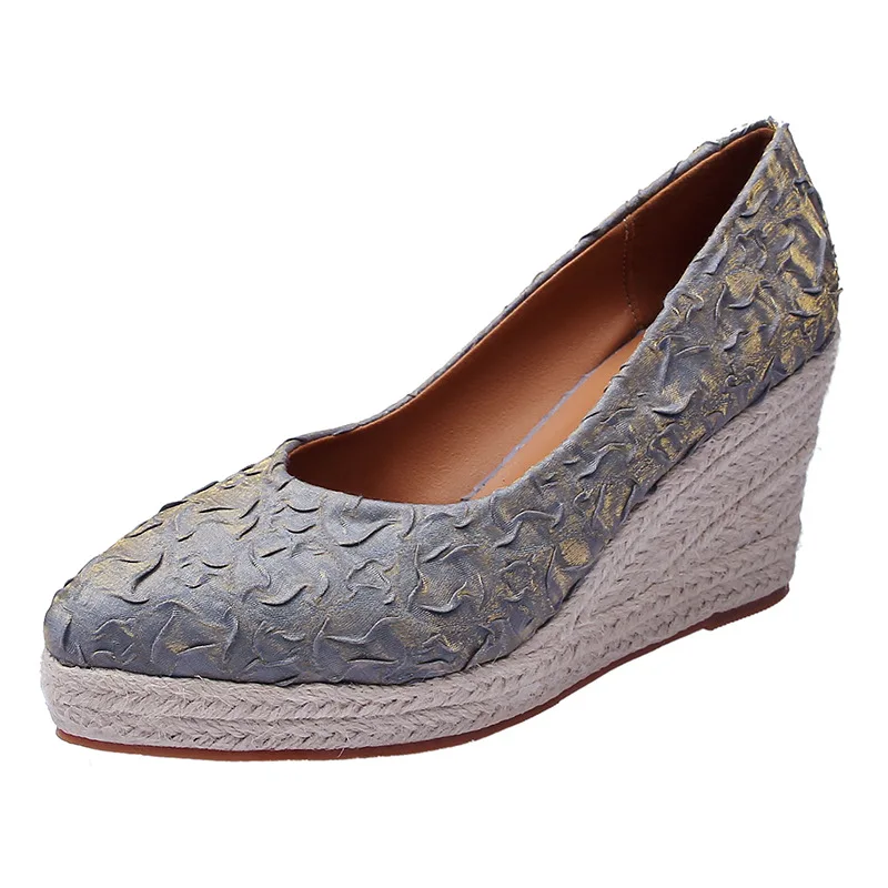 Espadrilles compensées à plate - Espadrille Slip On avis et prix