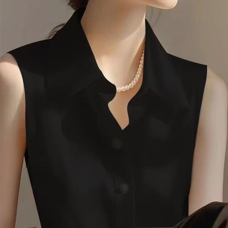 Gilet sans manches à col POLO  - Shirt Camp Collar avis et prix