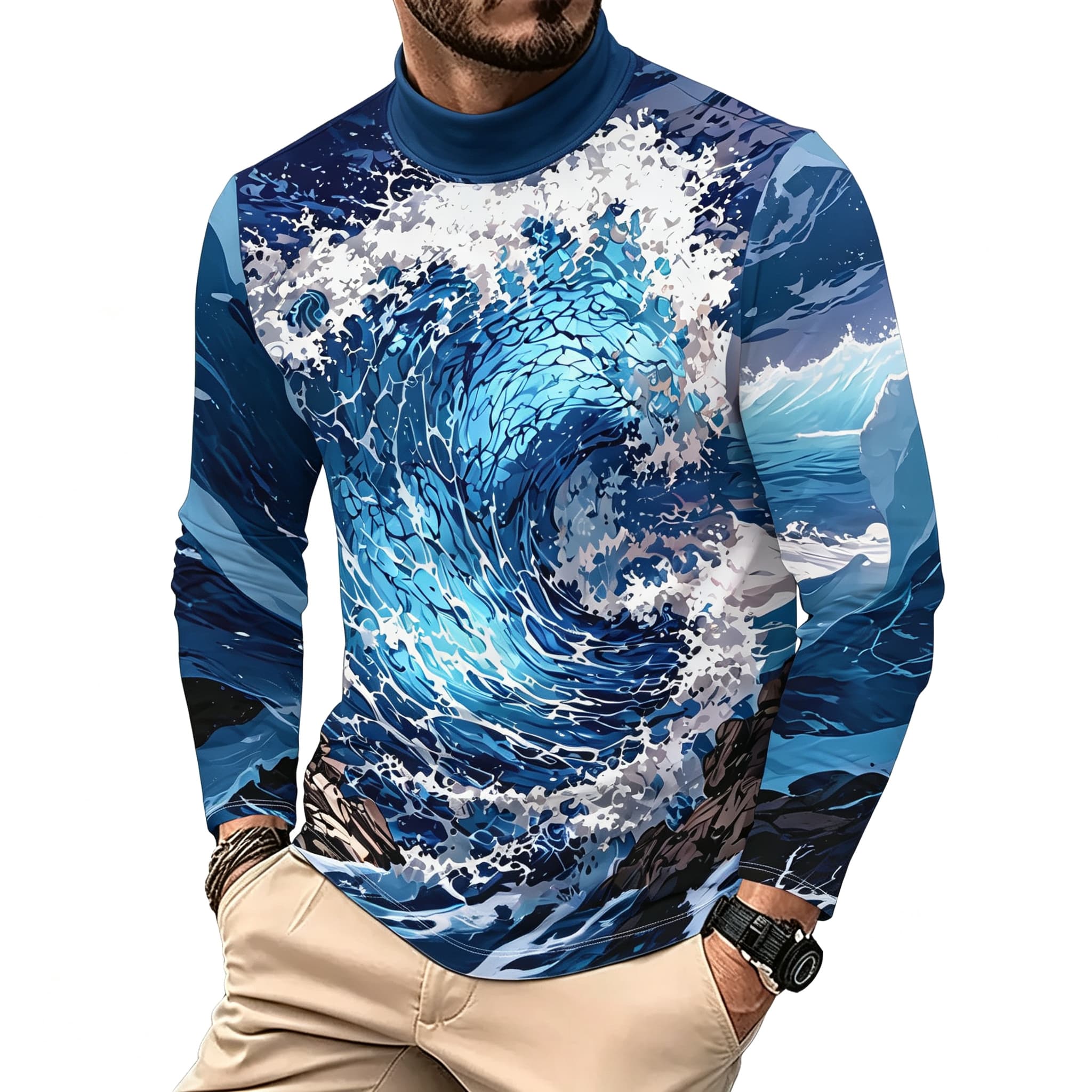T-shirt vintage à col montant  - Tee Graphic Print avis et prix