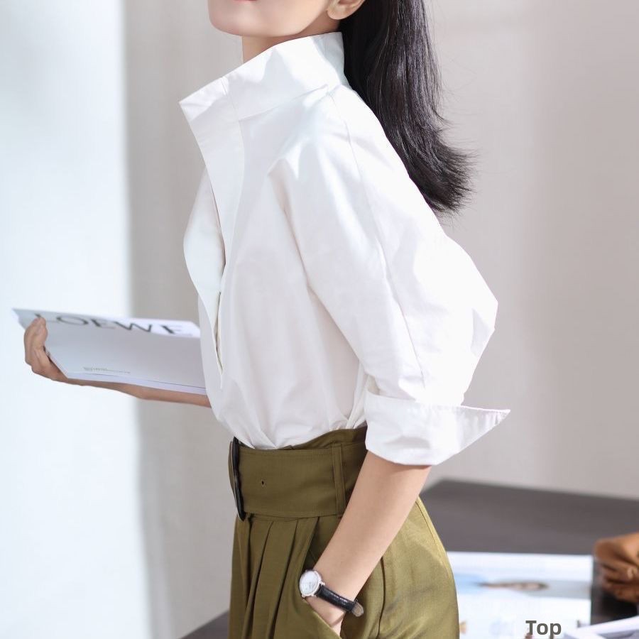 Haut sans manches à col montan - Shirt Camp Collar avis et prix
